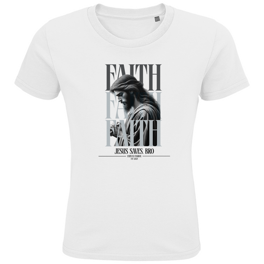 JESUS SAVES BRO - FAITH - T-SHIRT KIDS