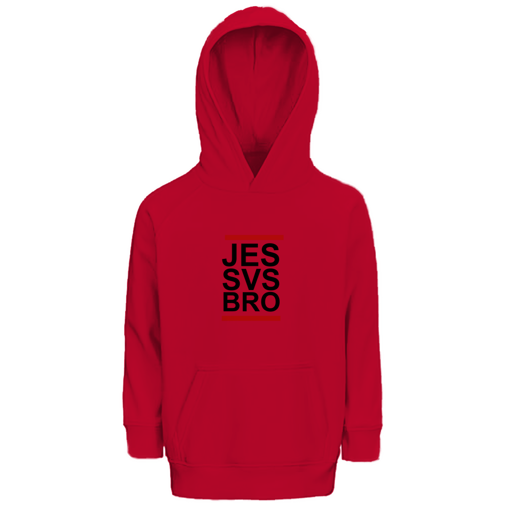 JESUS SAVES BRO - JES SVS BRO - KIDS HOODIE