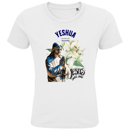 JESUS SAVES BRO - YESHUA - T-SHIRT KIDS