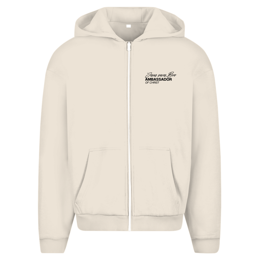 JESUS SAVES BRO - NO CROSS NO CROWN - ZIPPER - UNISEX - OVERSIZE