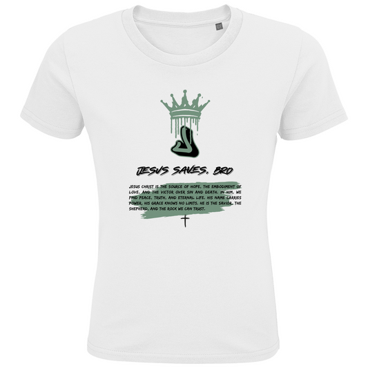 JESUS SAVES BRO - SOURCE OF HOPE - T-SHIRT KIDS