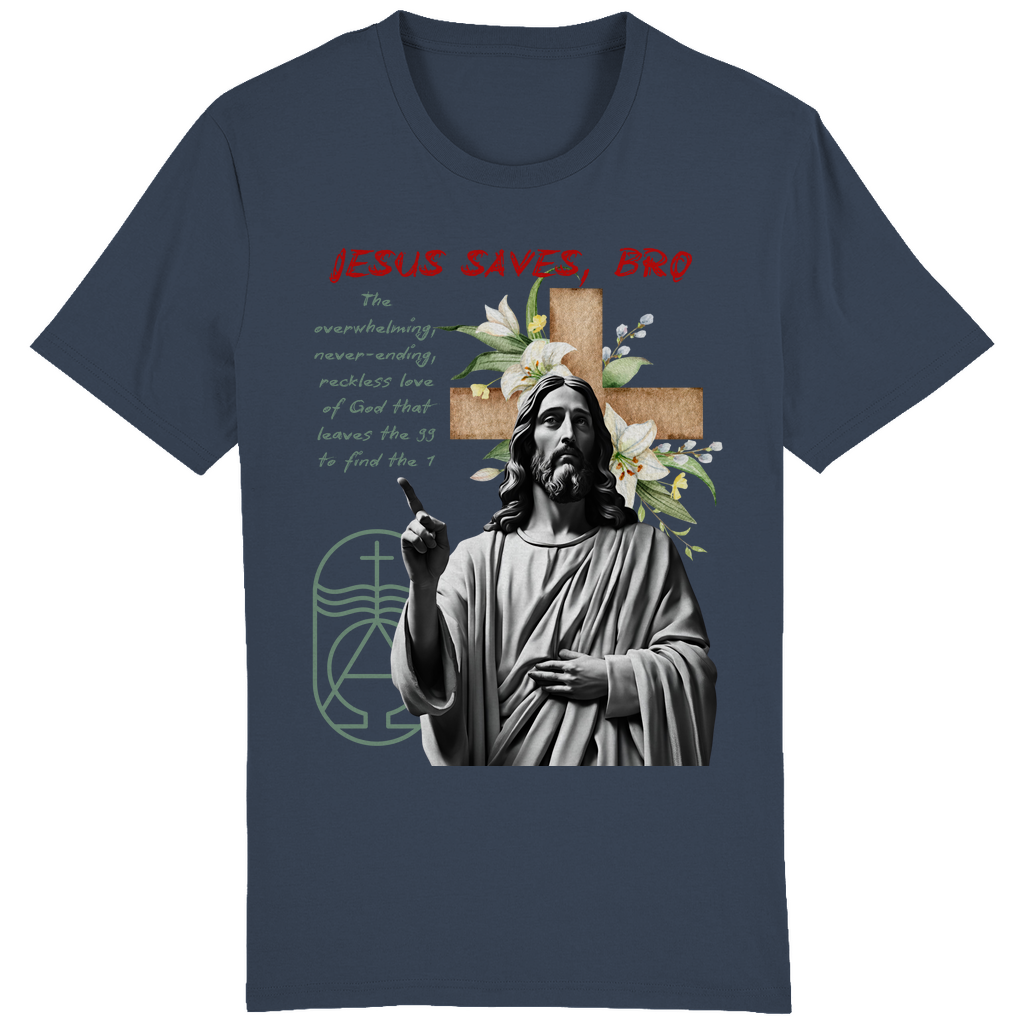 JESUS SAVES BRO - NEVERENDING LOVE - T-SHIRT - UNISEX