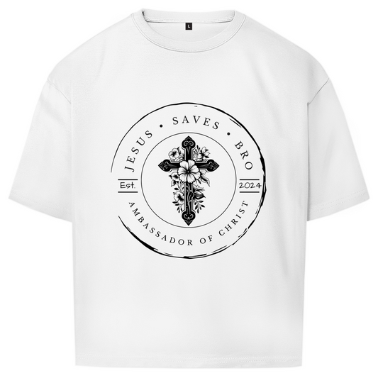 JESUS SAVES BRO - JSB-LOGO - OVERSIZE SHIRT - UNISEX