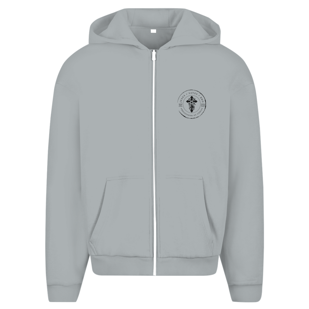 JESUS SAVES BRO - JES SVS BRO - ZIPPER - UNISEX - OVERSIZE