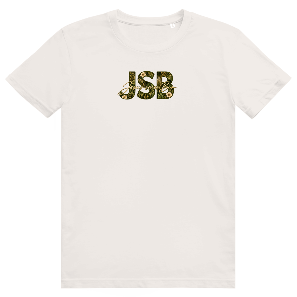 front_Vintage White_JESUS SAVES BRO - CHILD OF GOD - T-SHIRT - UNISEX