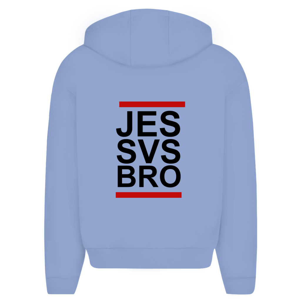 JESUS SAVES BRO - JES SVS BRO - ZIPPER - UNISEX - OVERSIZE