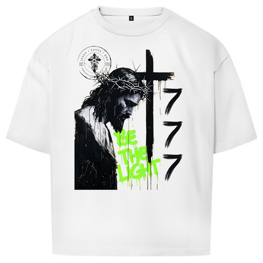 JESUS SAVES BRO - BE THE LIGHT  - OVERSIZE SHIRT - UNISEX