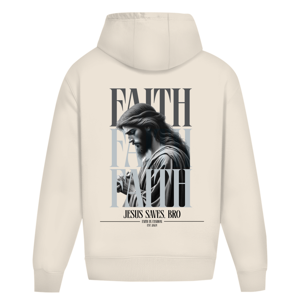 JESUS SAVES BRO - FAITH & JESUS - OVERSIZE HOODIE - UNISEX