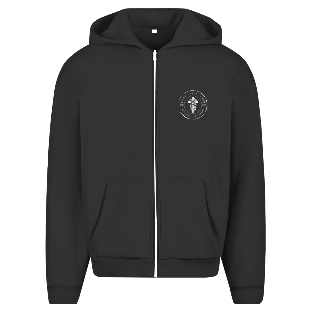 JESUS SAVES BRO - JES SVS BRO - ZIPPER - UNISEX - OVERSIZE