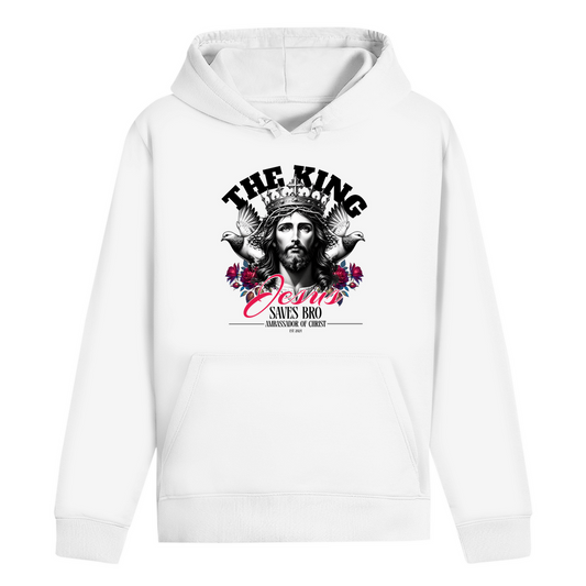 JESUS SAVES BRO - THE KING - HOODIE - UNISEX