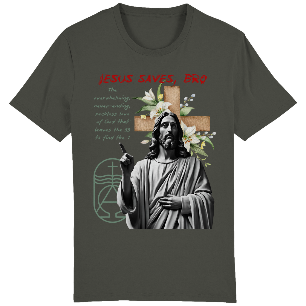 JESUS SAVES BRO - NEVERENDING LOVE - T-SHIRT - UNISEX