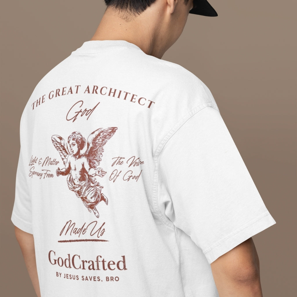 Jesus saves Bro - The Great Architect God - GodCrafted Heritage Collection - Male Model