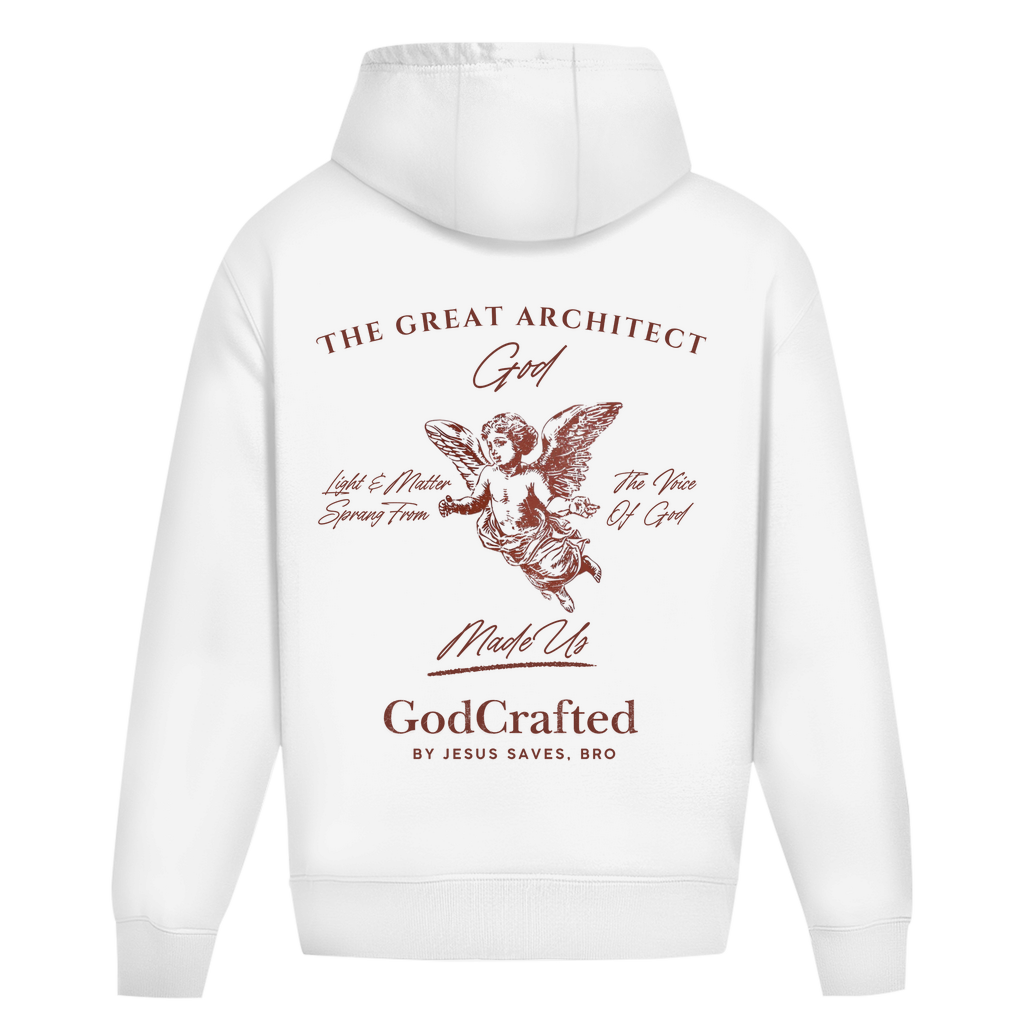 JESUS SAVES BRO - GOD THE GREAT ARCHITECT - OVERSIZE HOODIE - UNISEX