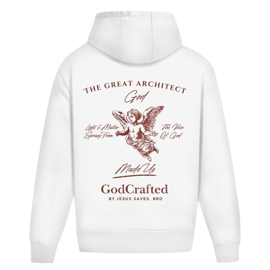 JESUS SAVES BRO - GOD THE GREAT ARCHITECT - OVERSIZE HOODIE - UNISEX