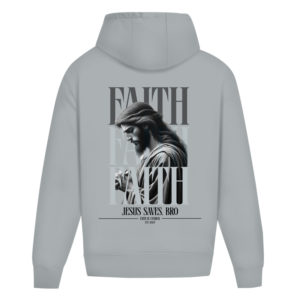 JESUS SAVES BRO - FAITH & JESUS - OVERSIZE HOODIE - UNISEX