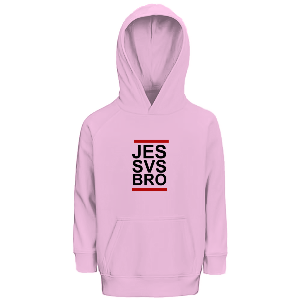 JESUS SAVES BRO - JES SVS BRO - KIDS HOODIE