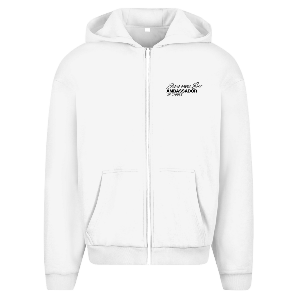 JESUS SAVES BRO - NO CROSS NO CROWN - ZIPPER - UNISEX - OVERSIZE