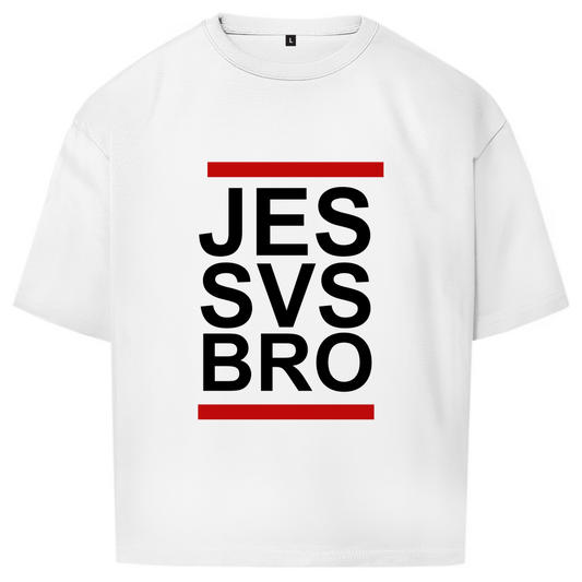 JESUS SAVES BRO - JES SVS BRO - OVERSIZE SHIRT - UNISEX