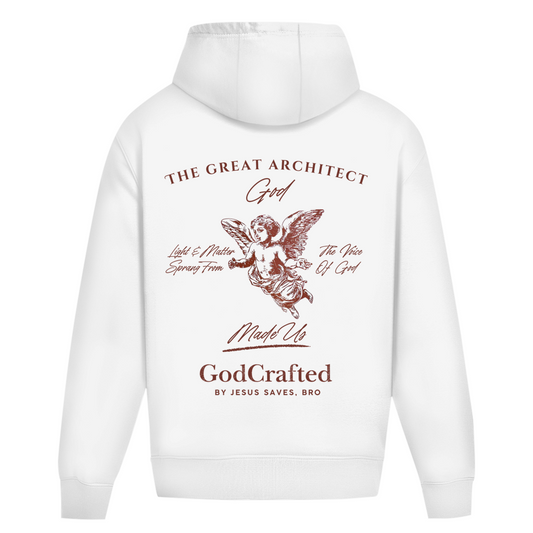 JESUS SSAVES BRO - THE GREAT ARCHITECT - GODCRAFTED_BACK_WHITE