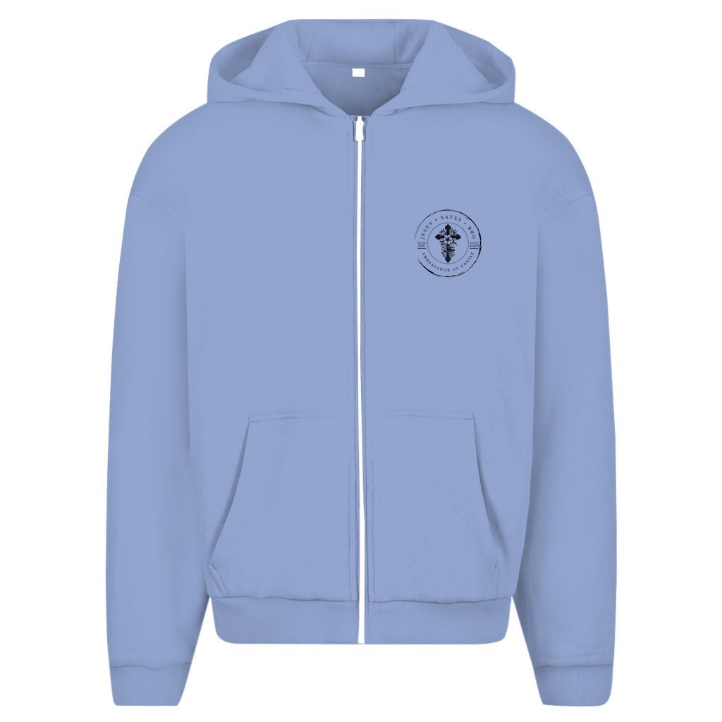JESUS SAVES BRO - JES SVS BRO - ZIPPER - UNISEX - OVERSIZE
