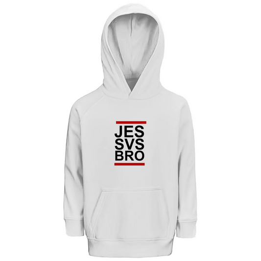 JESUS SAVES BRO - JES SVS BRO - KIDS HOODIE