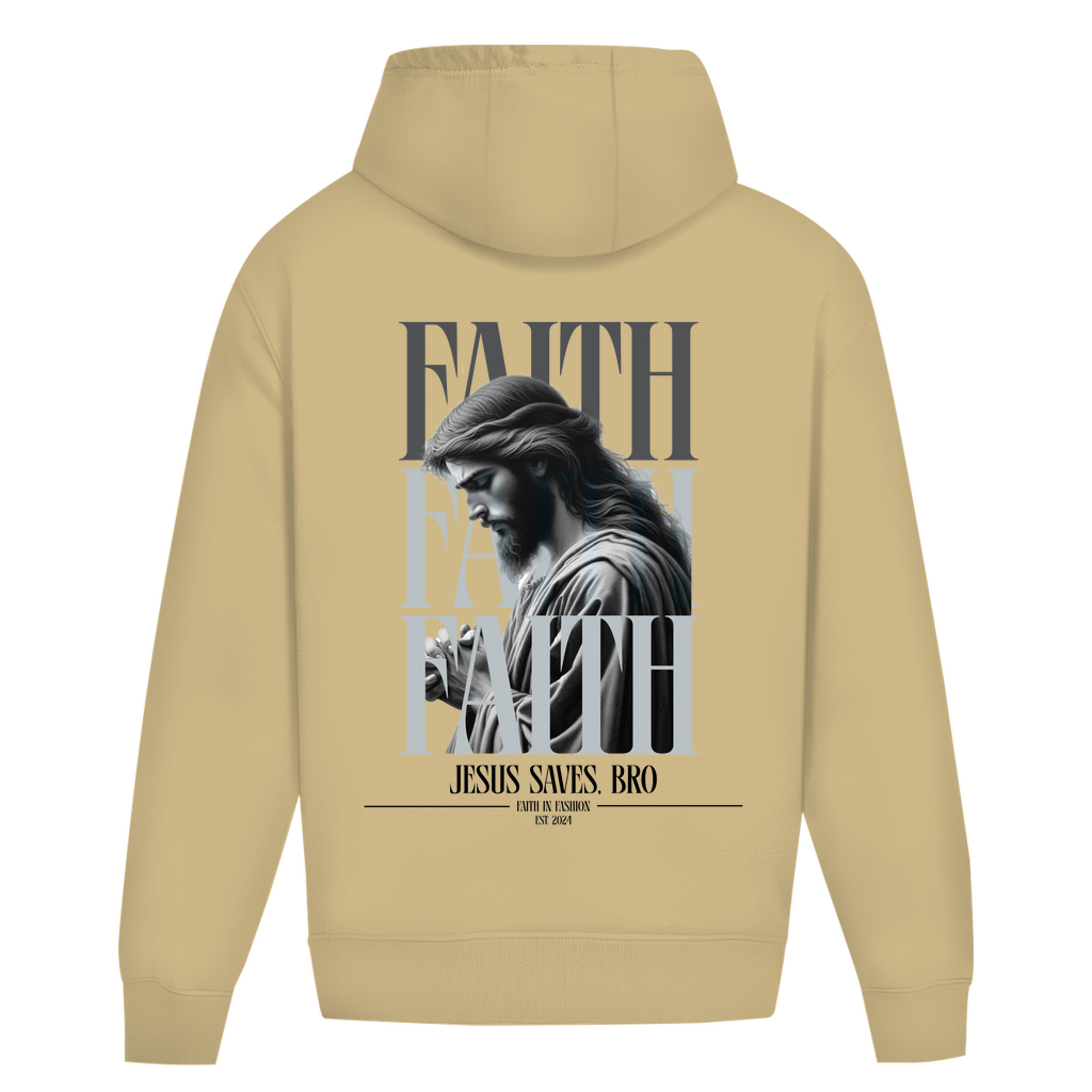JESUS SAVES BRO - FAITH & JESUS - OVERSIZE HOODIE - UNISEX