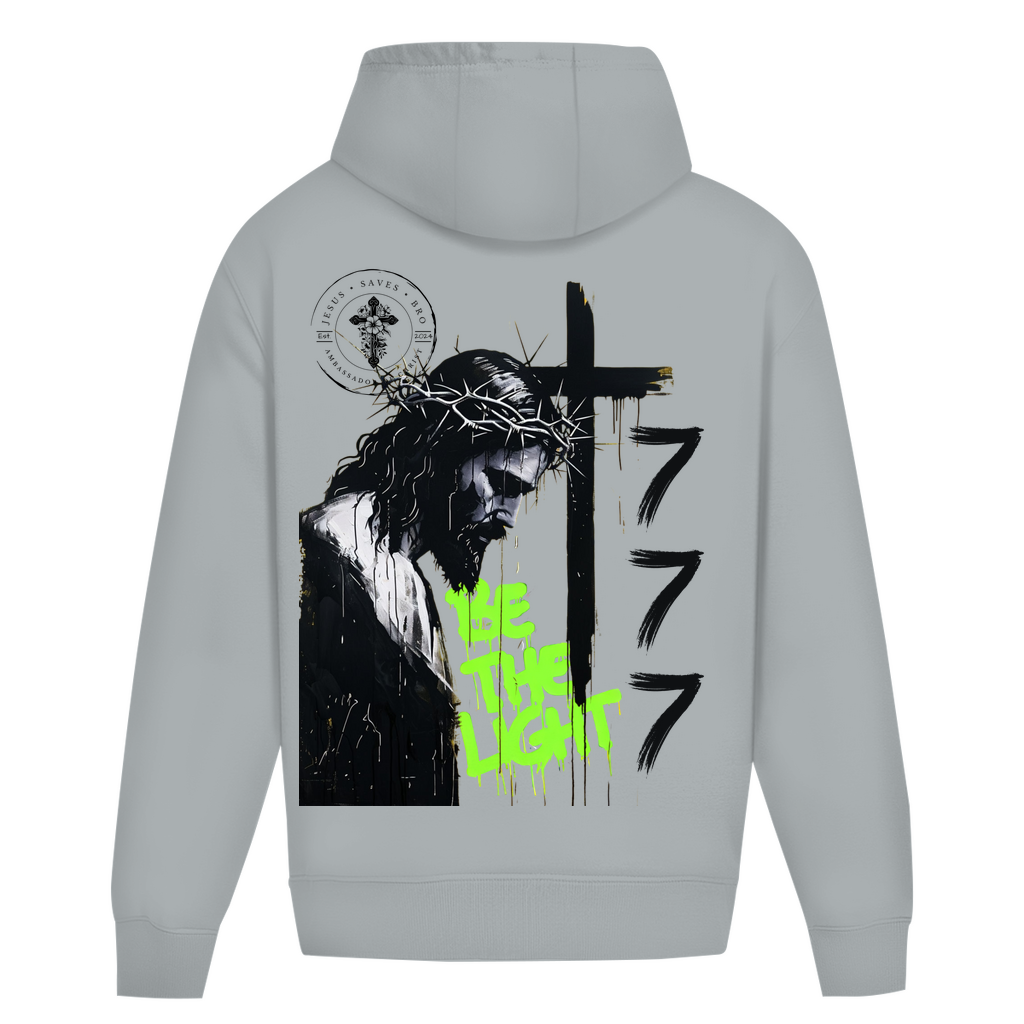 JESUS SAVES BRO - BE THE LIGHT - OVERSIZE HOODIE - UNISEX