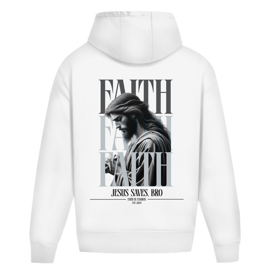 JESUS SAVES BRO - FAITH & JESUS - OVERSIZE HOODIE - UNISEX