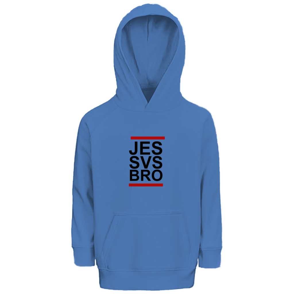 JESUS SAVES BRO - JES SVS BRO - KIDS HOODIE