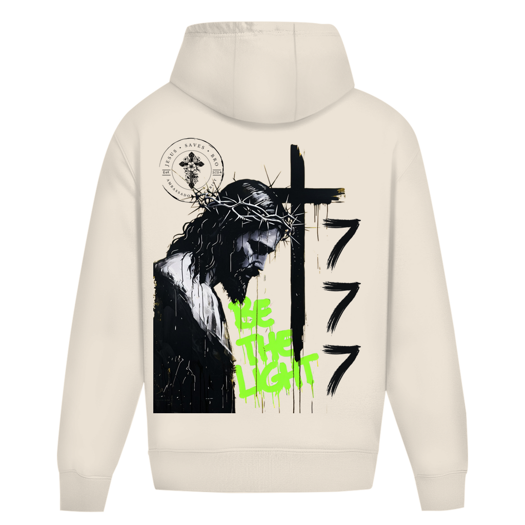 JESUS SAVES BRO - BE THE LIGHT - OVERSIZE HOODIE - UNISEX