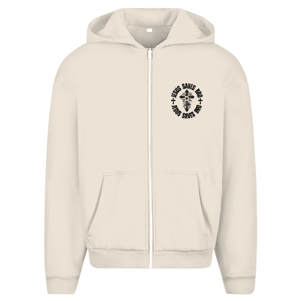 JESUS SAVES BRO - NEVERENDING LOVE - ZIPPER - UNISEX - OVERSIZE